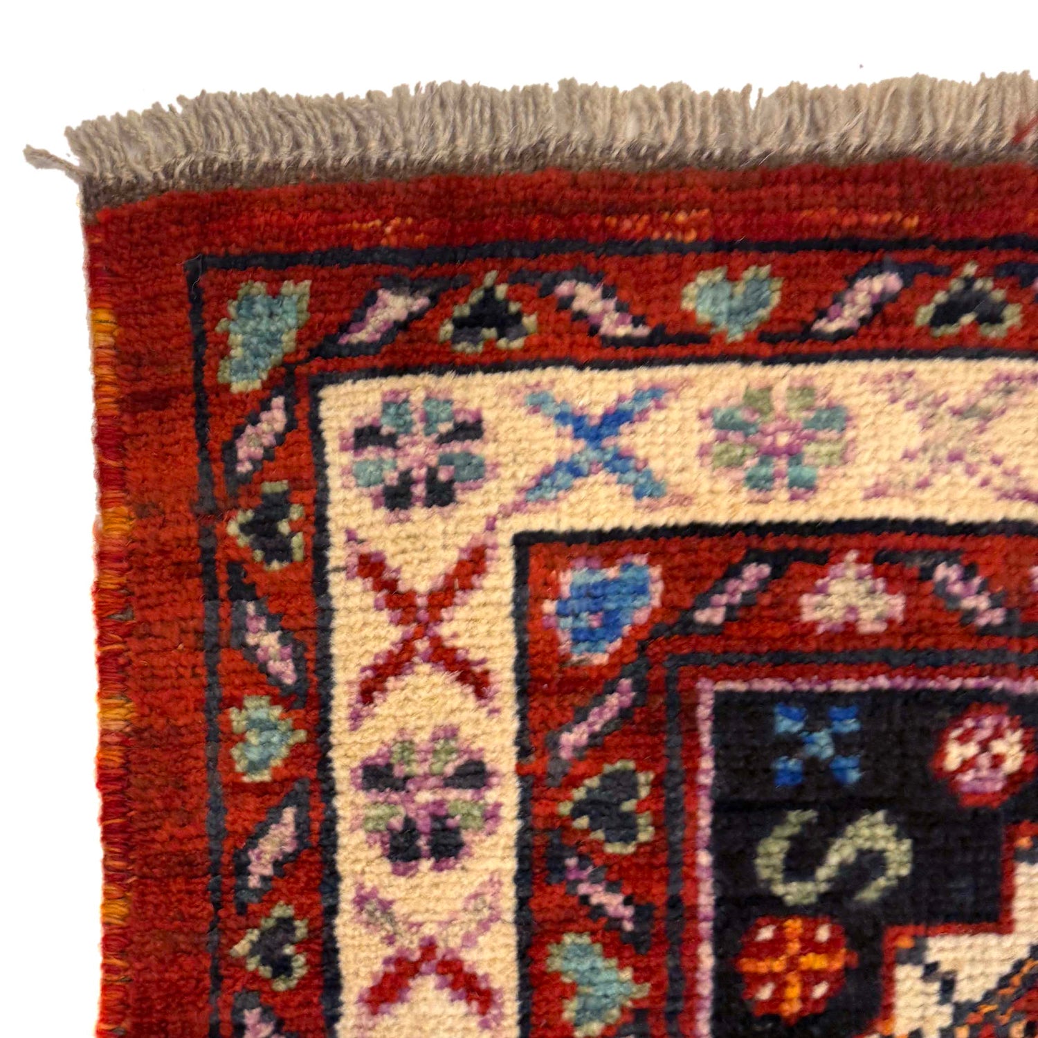 Shirazi Area Rug Handmade Multi Medallion 5x8 ft