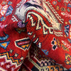 Shirazi Area Rug Handmade Multi Medallion 5x8 ft
