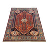 Shirazi Area Rug Handmade Multi Medallion 5x8 ft