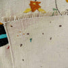 Embroidery Kilim Area Rug Handmade Beige Animal 4x6 ft