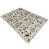 Embroidery Kilim Area Rug Handmade Beige Animal 4x6 ft