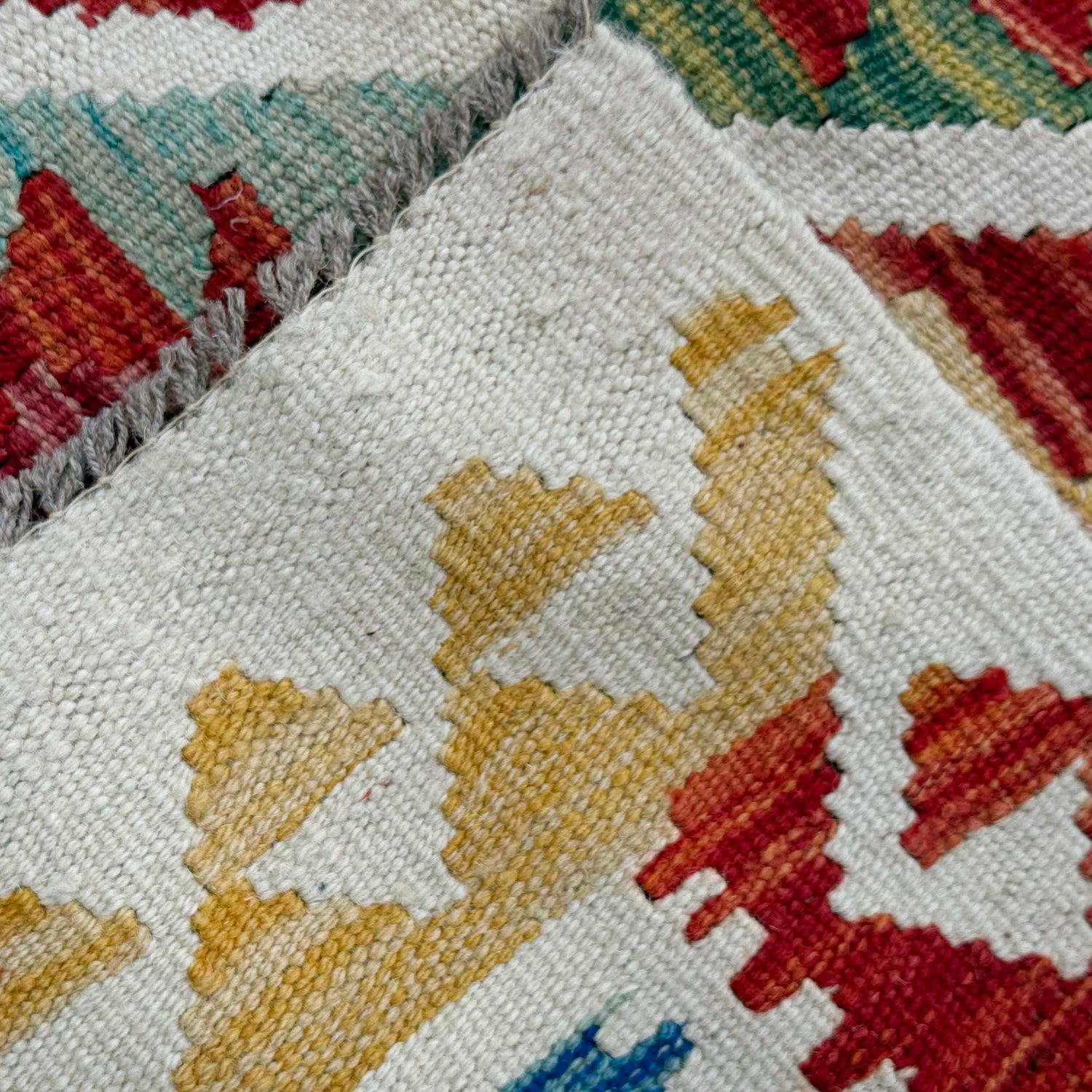 Handmade Multi Kilim Geometric 10x13 ft