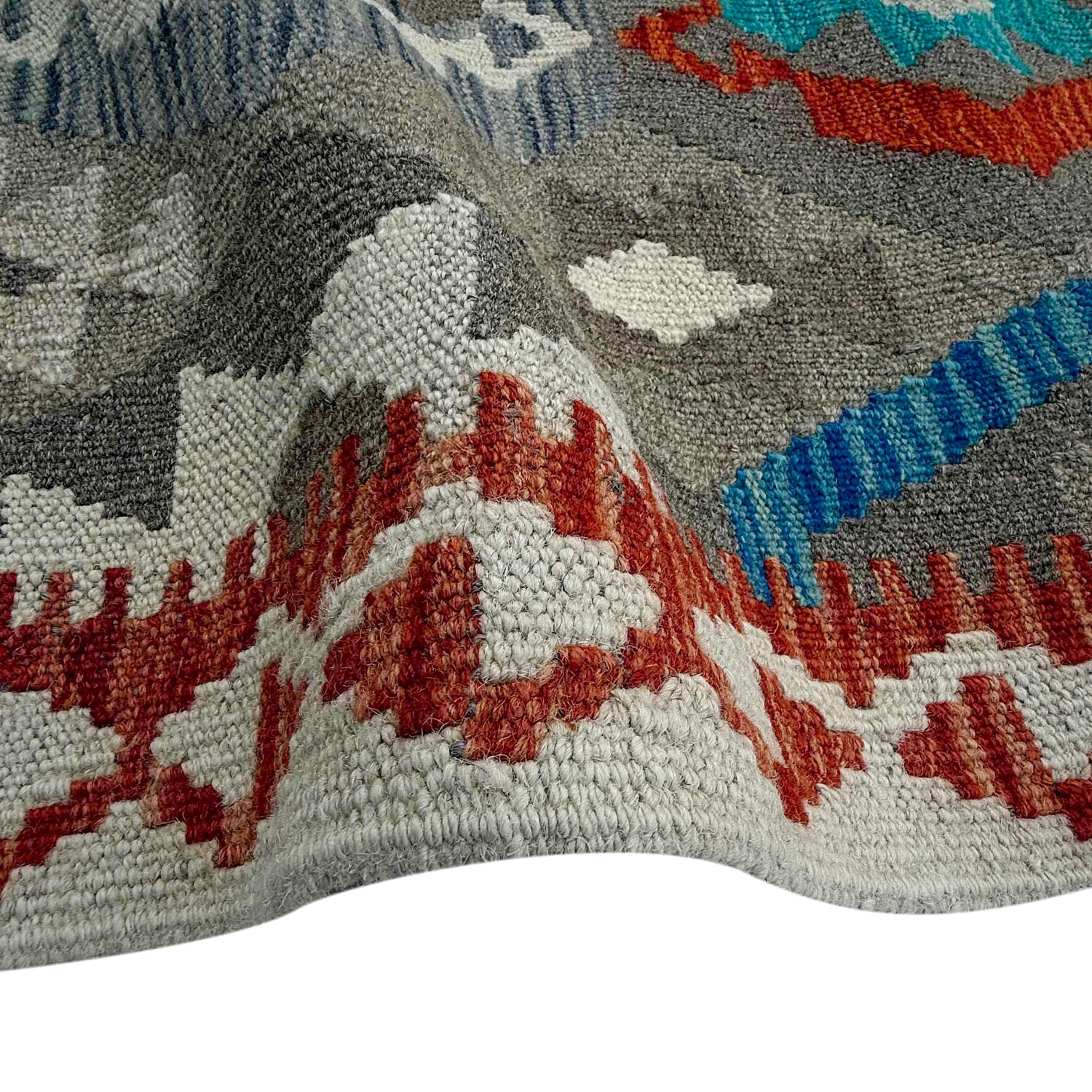 Handmade Multi Kilim Geometric 8x10 ft