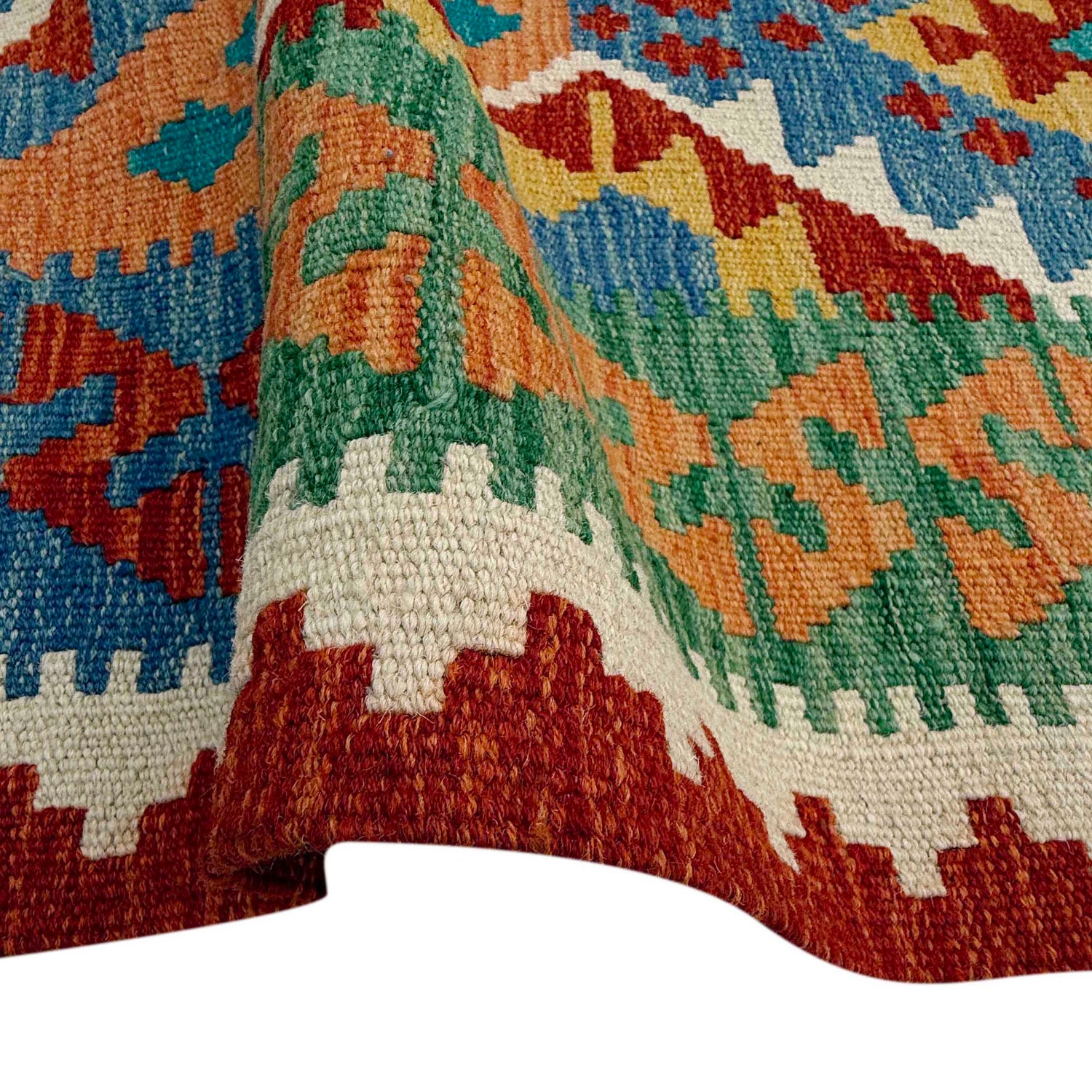 Handmade Multi Kilim Geometric 8x10 ft