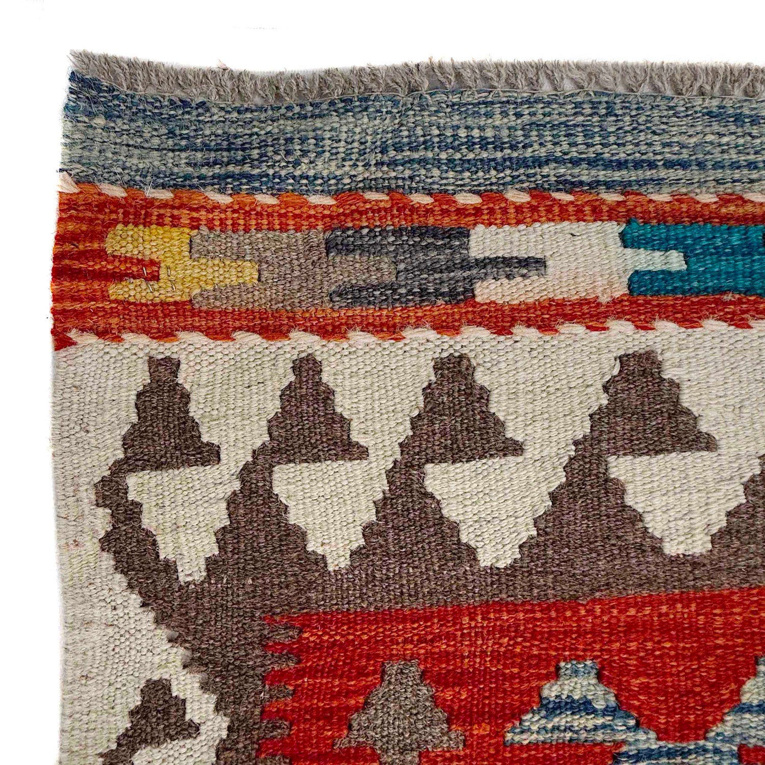Handmade Multi Kilim Geometric 8x10 ft