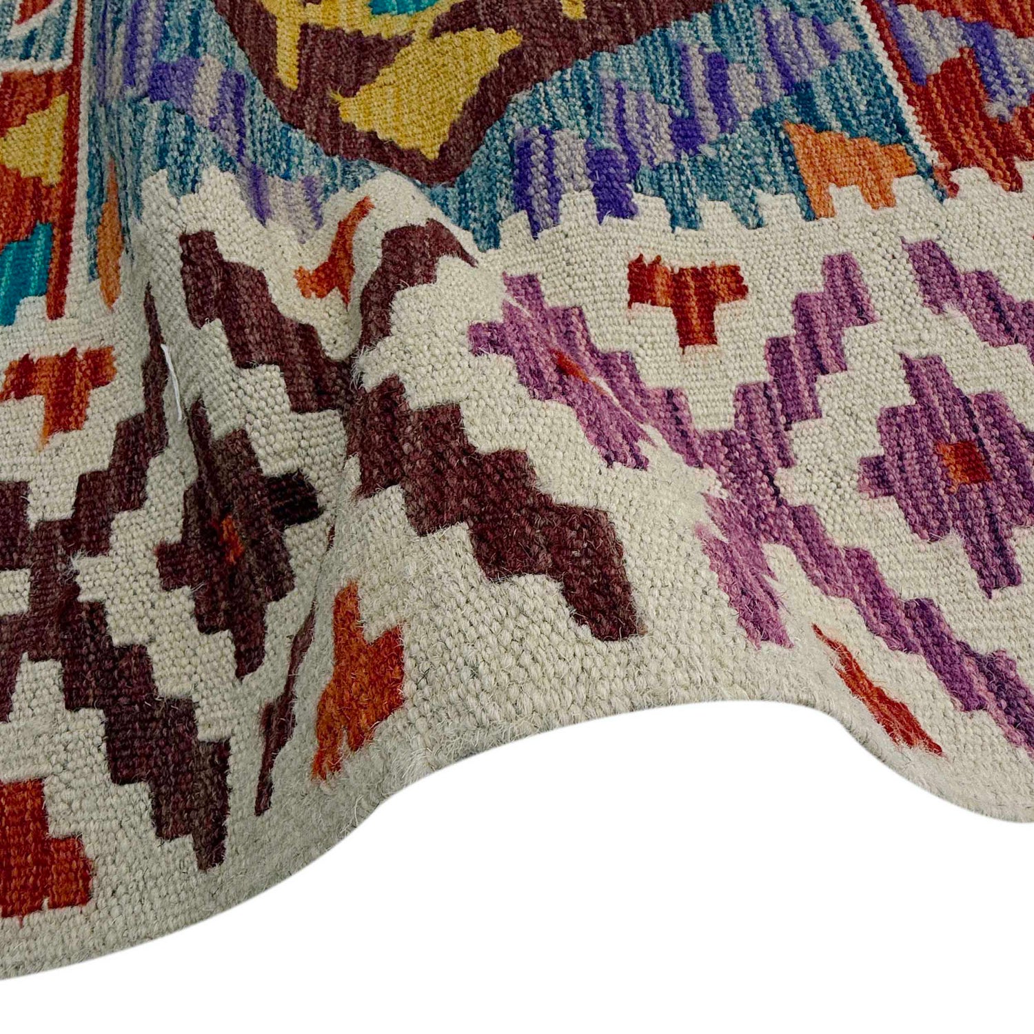 Handmade Multi Kilim Geometric 9x12 ft