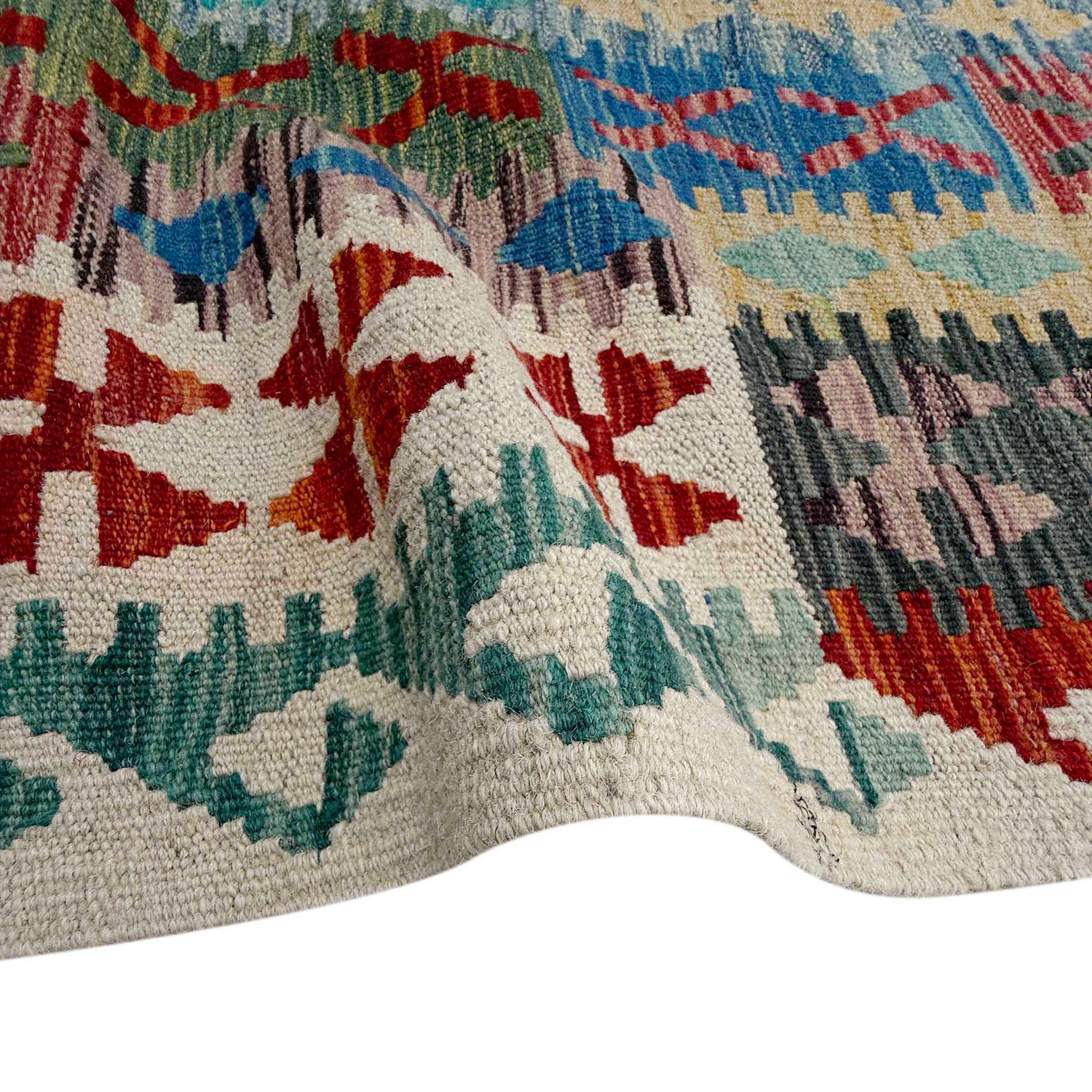 Handmade Multi Kilim Geometric 9x12 ft