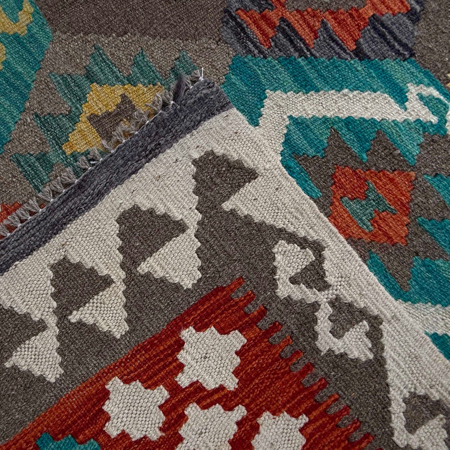 Handmade Multi Kilim Geometric 8x10 ft