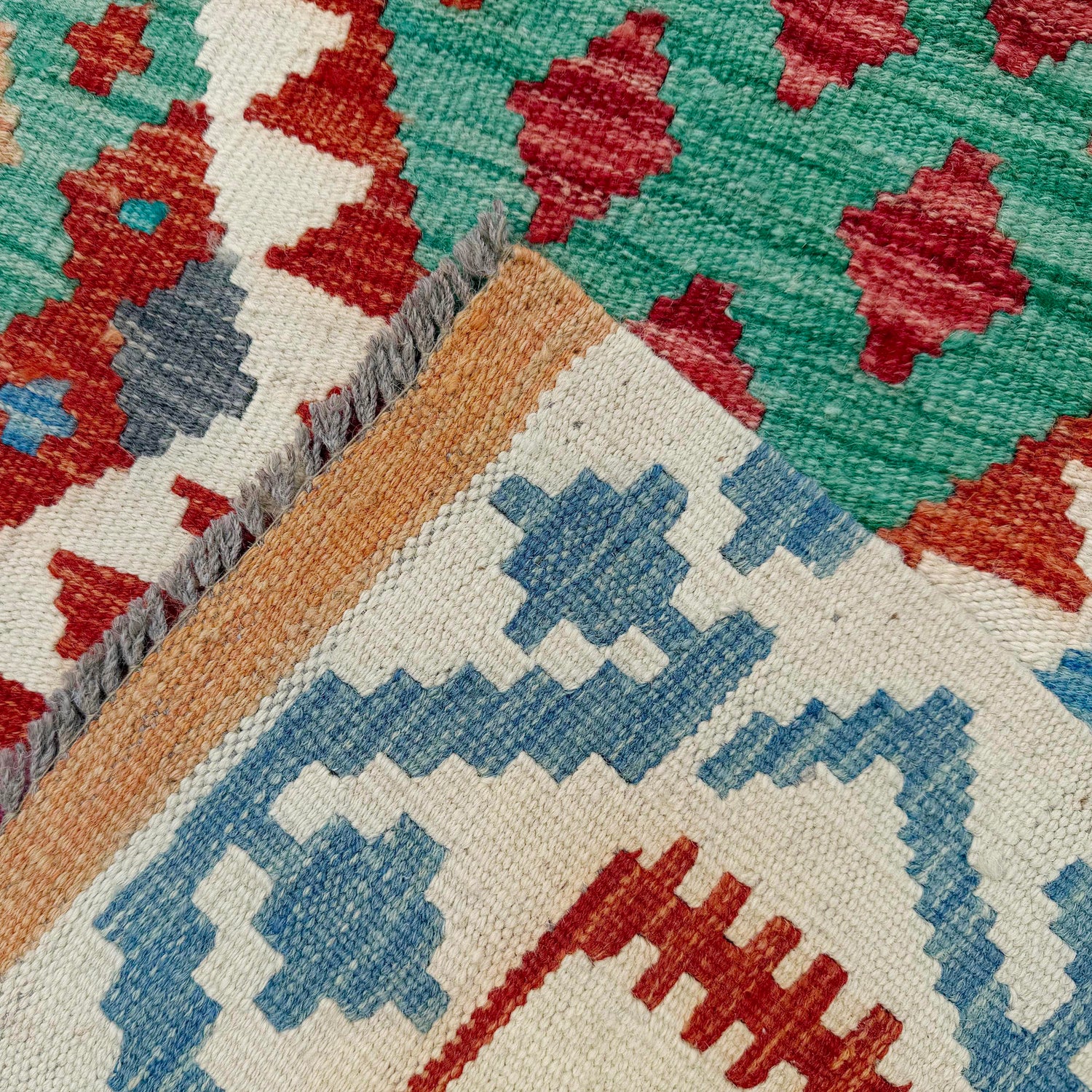 Handmade Multi Kilim Geometric 8x10 ft