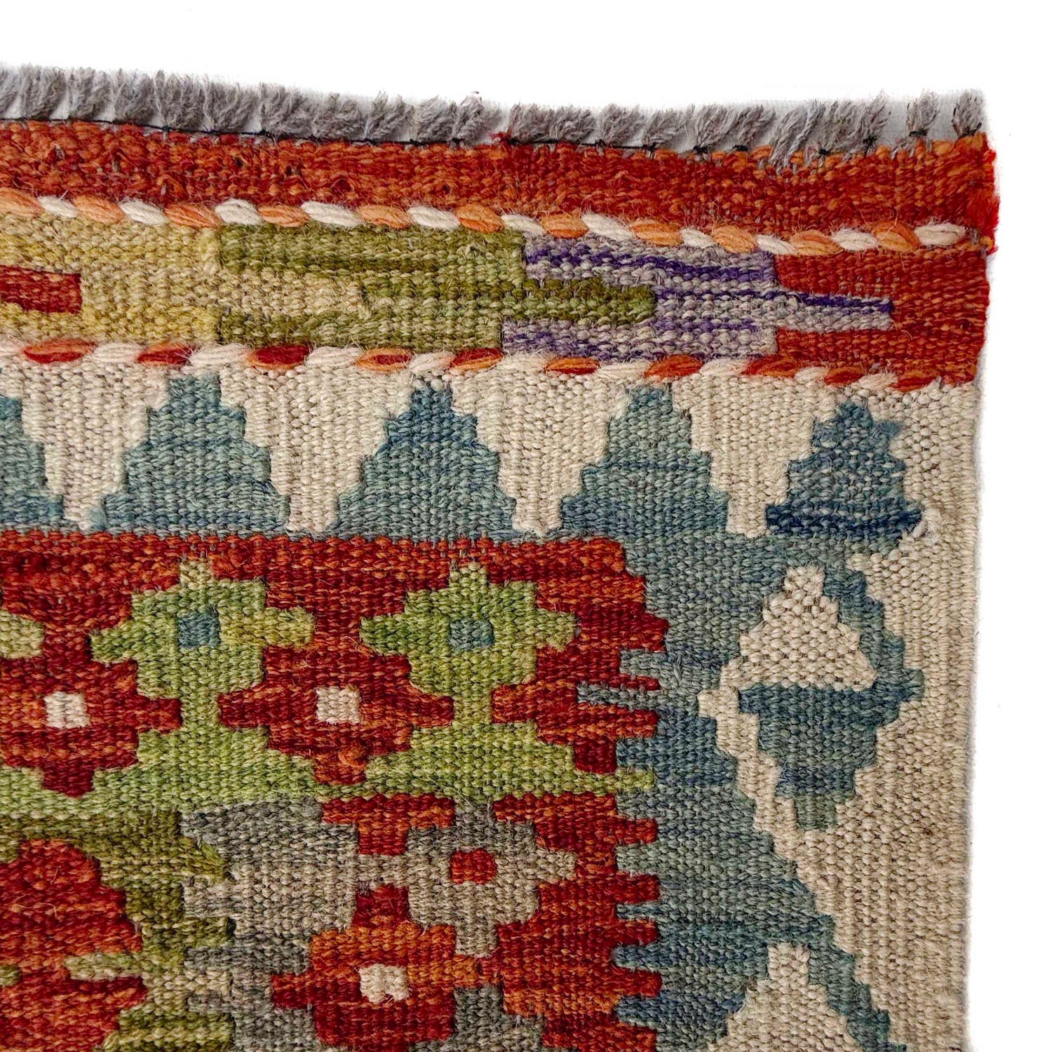 Handmade Multi Kilim Geometric 9x12 ft