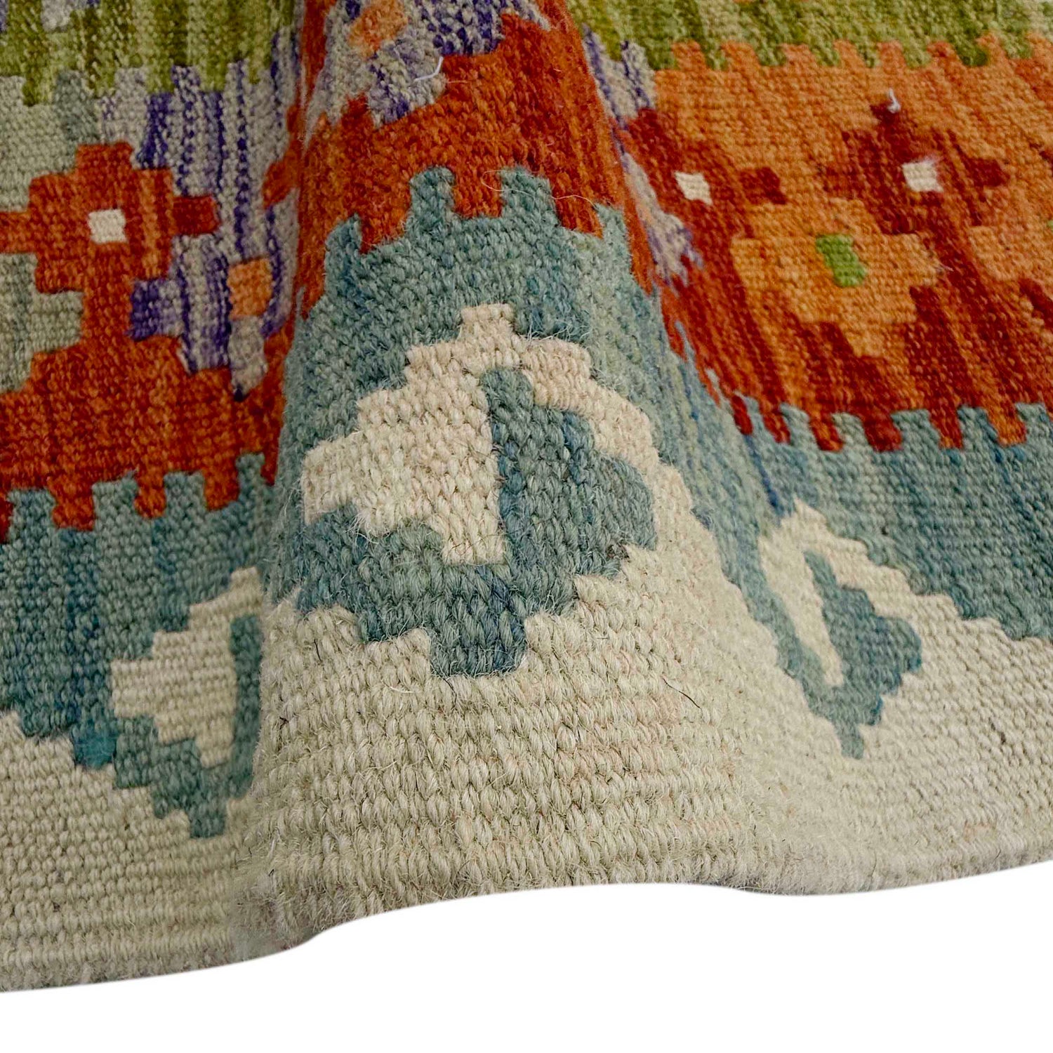 Handmade Multi Kilim Geometric 9x12 ft