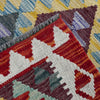 Handmade Multi Kilim Geometric 8' Runner