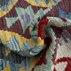 Handmade Multi Kilim Geometric 8' Runner