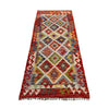 Handmade Multi Kilim Geometric 6' Runner