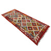Handmade Multi Kilim Geometric 6' Runner
