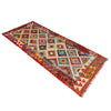 Handmade Multi Kilim Geometric 6' Runner