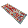 Handmade Multi Kilim Geometric 10' Runner