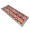 Handmade Multi Kilim Geometric 10' Runner