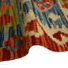 Handmade Multi Kilim Geometric 10' Runner
