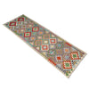 Handmade Multi Kilim Geometric 10' Runner