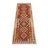 Handmade Multi Kilim Geometric 10' Runner