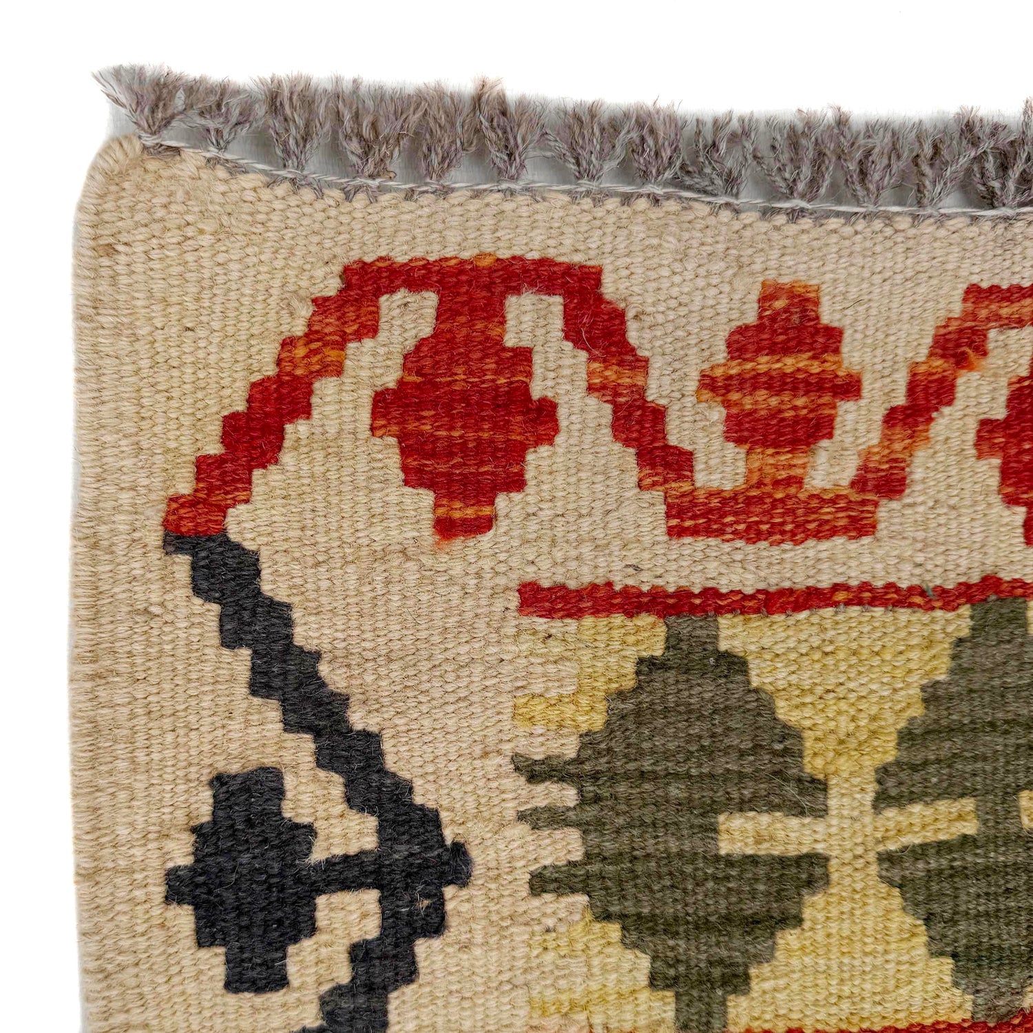 Handmade Multi Kilim Geometric 10' Runner