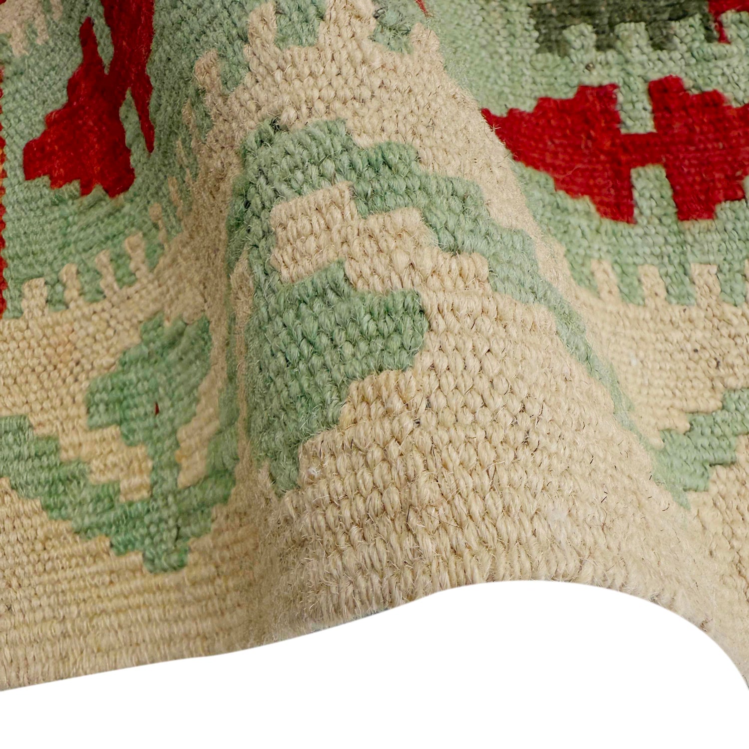 Handmade Multi Kilim Geometric 10' Runner
