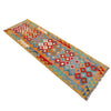 Handmade Multi Kilim Geometric 10' Runner