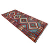 Handmade Multi Kilim Geometric 6' Runner