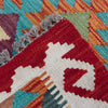 Handmade Multi Kilim Geometric 10' Runner