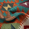 Handmade Multi Kilim Geometric 10' Runner