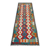 Handmade Multi Kilim Geometric 10' Runner