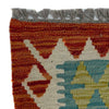 Handmade Multi Kilim Geometric 10' Runner