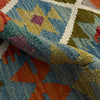 Handmade Multi Kilim Geometric 10' Runner