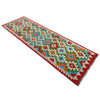 Handmade Multi Kilim Geometric 10' Runner