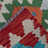 Handmade Multi Kilim Geometric 10' Runner