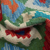 Handmade Multi Kilim Geometric 10' Runner