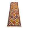 Handmade Multi Kilim Geometric 10' Runner
