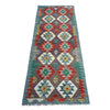 Handmade Multi Kilim Geometric 10' Runner