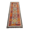 Handmade Multi Kilim Geometric 10' Runner