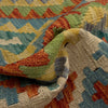 Handmade Multi Kilim Geometric 10' Runner