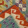 Handmade Multi Kilim Geometric 10' Runner