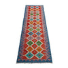 Handmade Multi Kilim Geometric 10' Runner