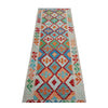 Handmade Multi Kilim Geometric 10' Runner