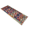 Handmade Multi Kilim Geometric 8' Runner