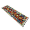 Handmade Multi Kilim Geometric 10' Runner