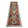 Handmade Multi Kilim Geometric 10' Runner
