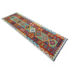 Handmade Multi Kilim Geometric 10' Runner