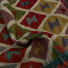 Handmade Multi Kilim Geometric 2x4 ft