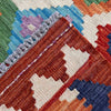 Handmade Multi Kilim Geometric 10' Runner